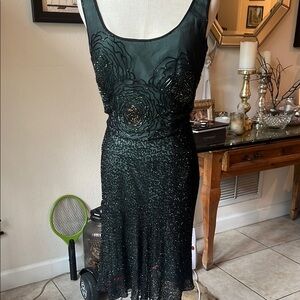 Chic Black Sleeveless Midi Dress